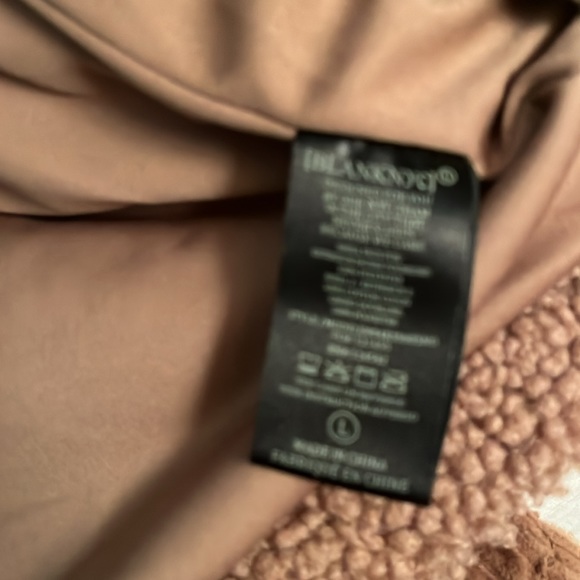 Blanknyc Fuzzy Wuzzy Corduroy Sherpa Mixed Trucker Brown Jacket NWT!Size:L Warm - Picture 10 of 11